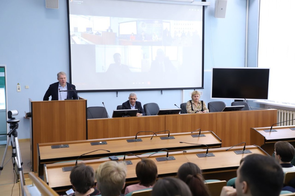 Teleconference with the leading technical universities of Russia and neighboring countries was held in the University