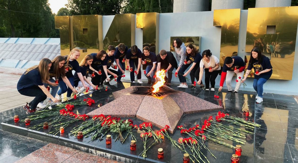 Студенты и преподаватели университета почтили память погибших в годы Великой Отечественной войны - «Технологический университет»