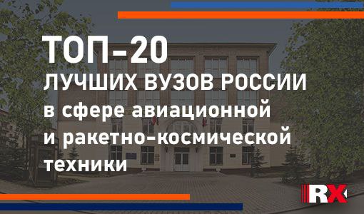 University is among the best universities of Russia in the field of aviation and rocket and space technology 