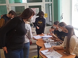 Студенты кафедры ГСД приняли участие в Дне открытых дверей