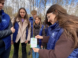 Студенты университета приняли участие в общеобластной акции «Лес Победы»